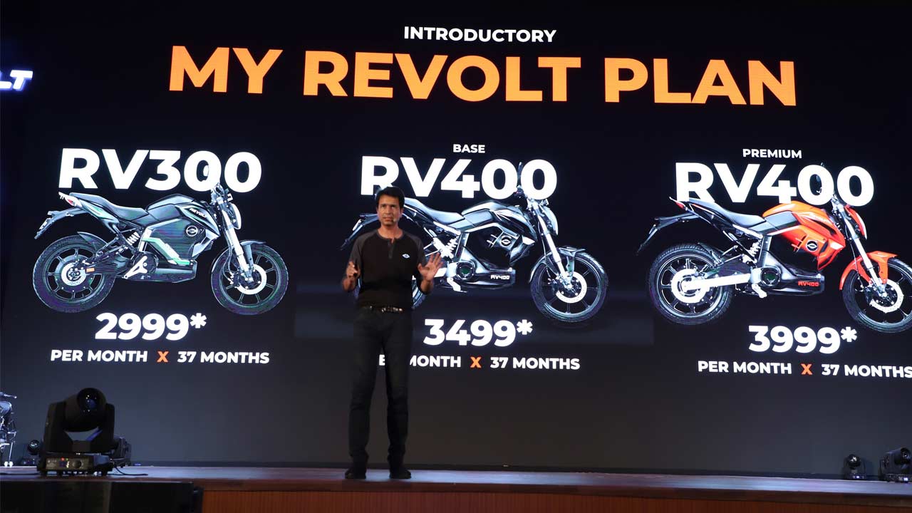Revolt RV400 & RV300 India Launch - Rahul Sharma