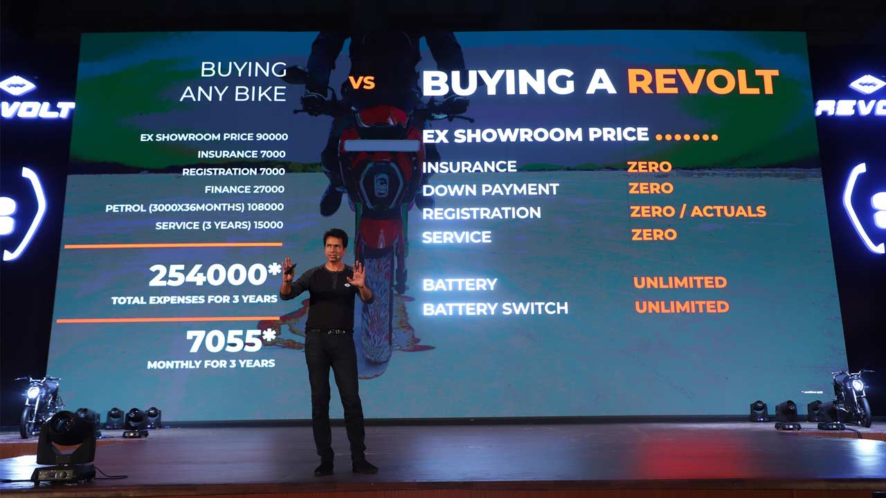 Revolt RV400 & RV300 India Launch - Rahul Sharma_2