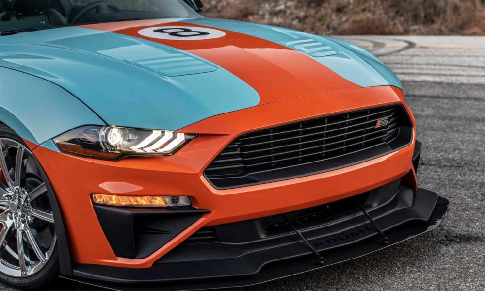 Roush Performance Stage 3 Mustang Gulf Livery - front face