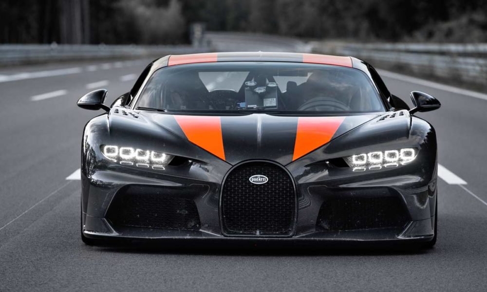 2019 Bugatti Chiron prototype - world record - 304 mph 490 kmh_front