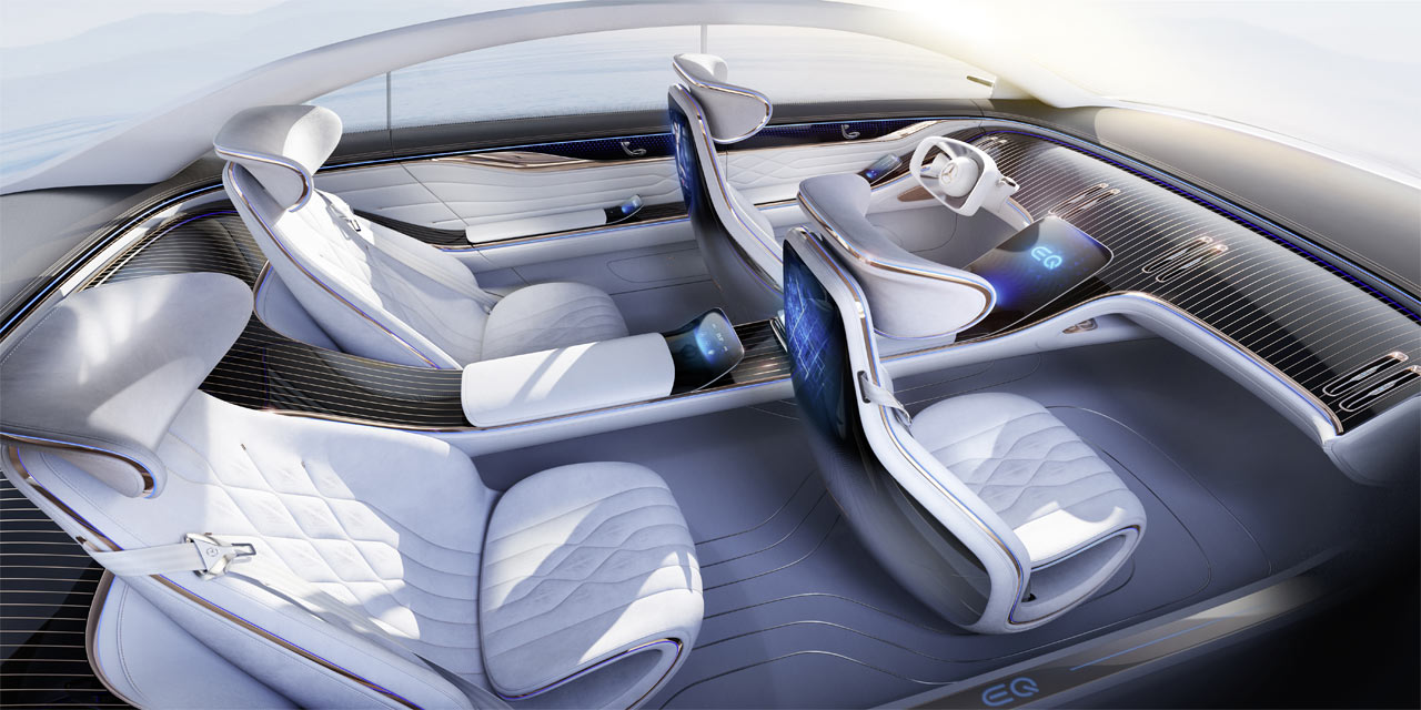 Mercedes Benz Vision Eqs Imagines An All Electric S Class Of The Future