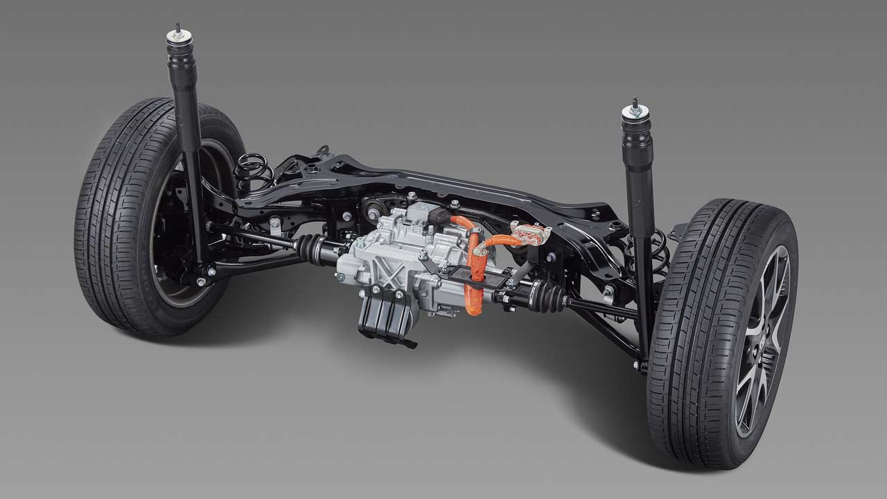 4th-generation-2020-Toyota-Yaris-hatchback-rear-suspension-e-four-motor