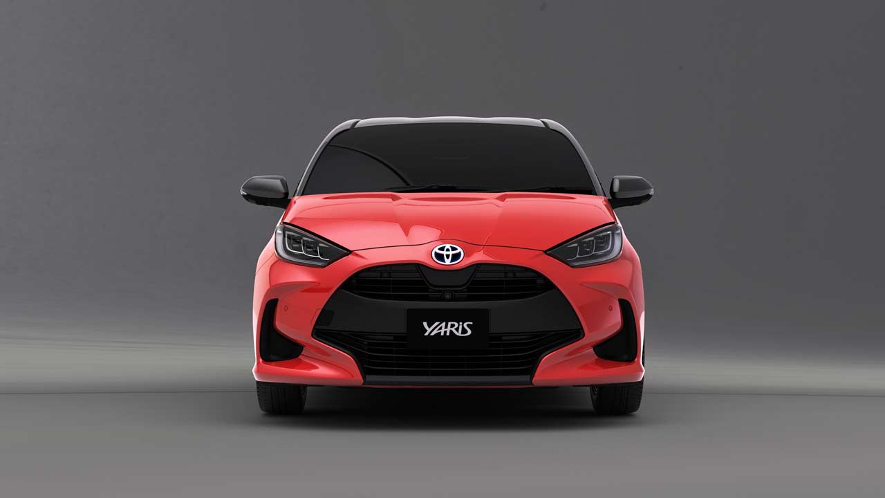 4th-generation-2020-Toyota-Yaris-hatchback_front