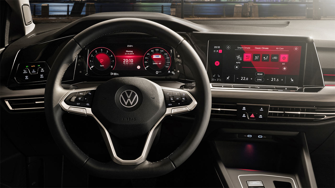 8th-generation-MK8-2020-Volkswagen-Golf_interior_instrument_cluster_infotainment_steering