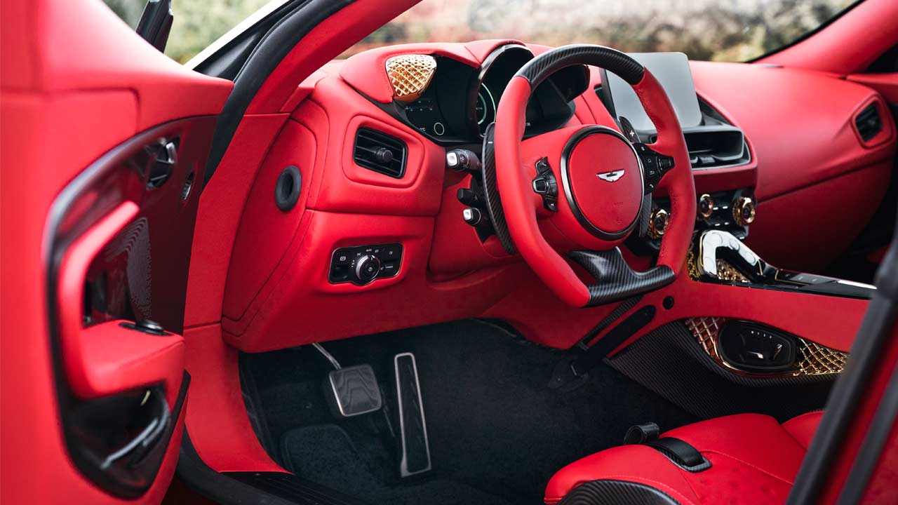 Aston Martin DBS GT Zagato_interior_steering_wheel - DBZ Centenary Collection