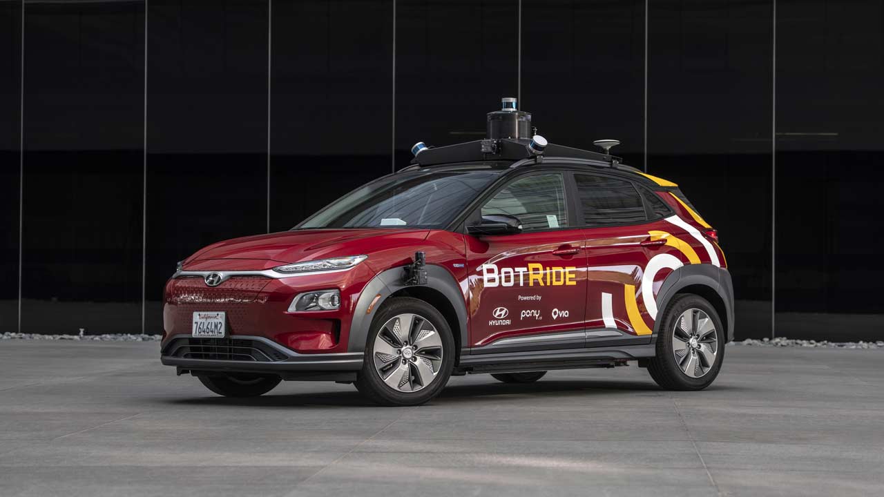Hyundai Kona Electric autonomous prototype
