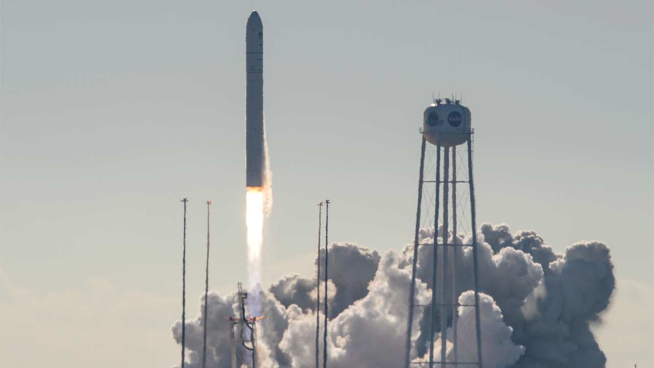 Northrop Grumman Antares rocket NASA's Wallops Flight Facility in Virginia Nov. 2, 2019