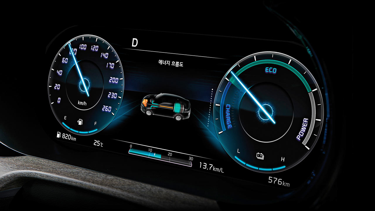 2020-Kia-K5-Optima-fastback-sedan-Hybrid_interior_instrument_cluster