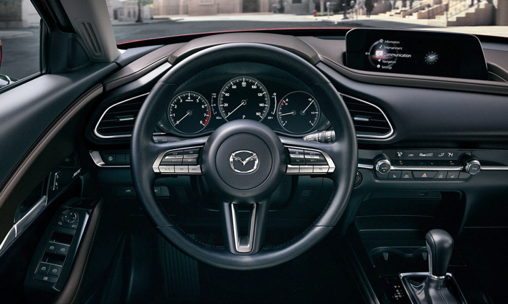 2020-Mazda-CX-30_interior_steering_wheel_instrument_cluster