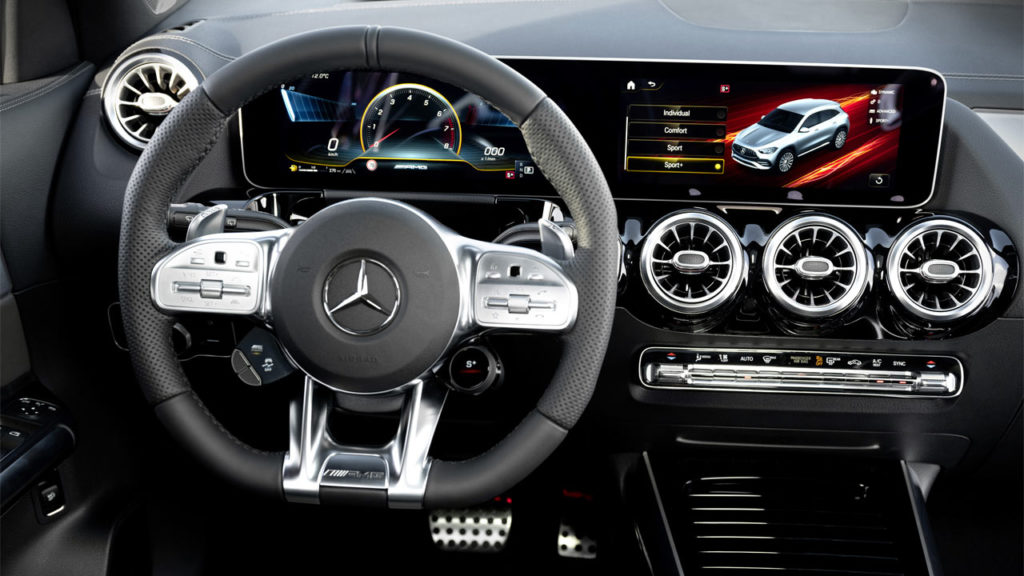 2020-Mercedes-AMG-GLA-35-4Matic_interior_steering_instrument_cluster