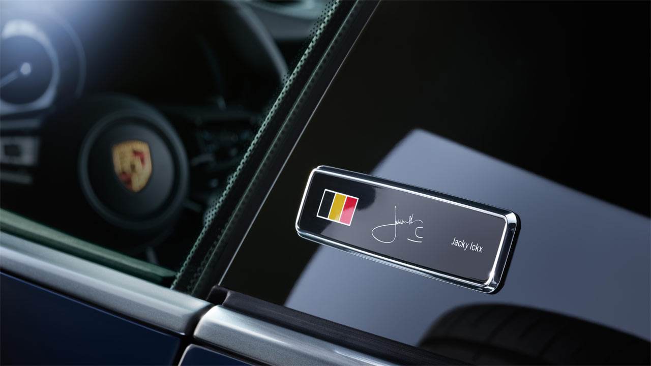 Porsche-911-Belgian-Legend-Edition-Jacky-Ickx-badge