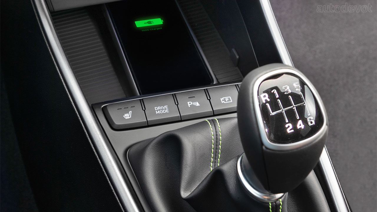 3rd-generation-2021-Hyundai-i20_interior_centre_console_gear_shifter