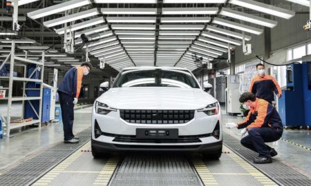 Polestar-2-production-begins-in-Luqiao,-China