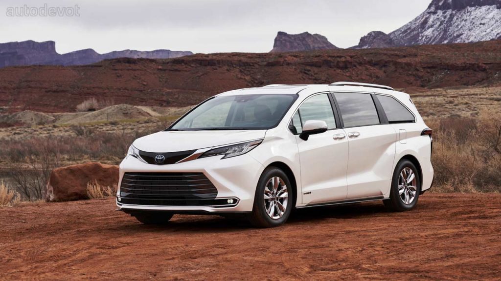 4th gen Toyota Sienna minivan debuts with hybrid powertrain Autodevot