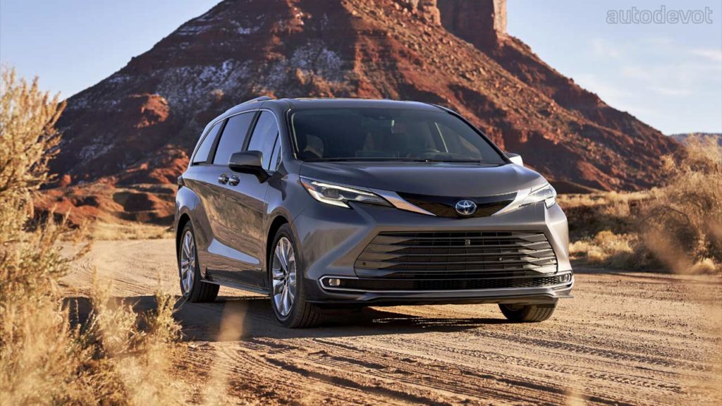 4th gen Toyota Sienna minivan debuts with hybrid powertrain Autodevot