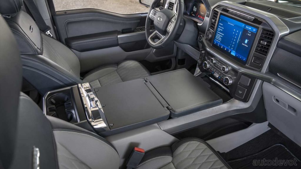 14th-generation-2021-Ford-F-150_interior_centre_console