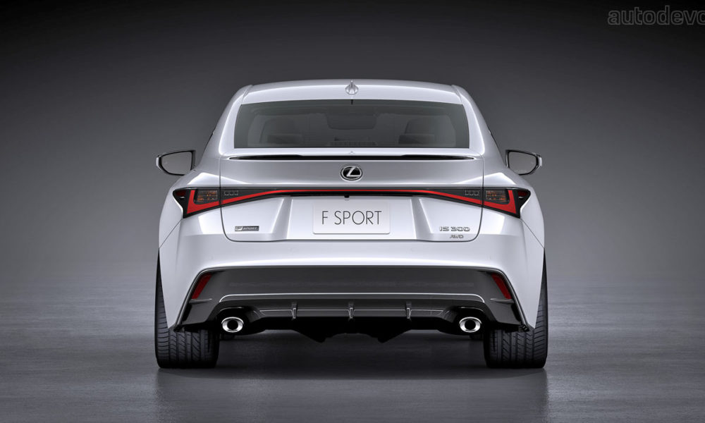 2021-Lexus-IS-F-Sport_facelift_rear