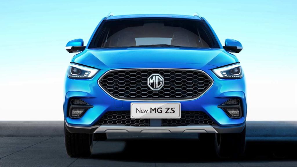 2020-MG-ZS-facelift_UK_front