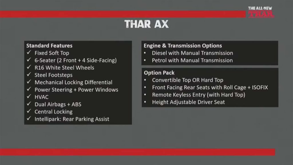 2020-2nd-generation-Mahindra-Thar_AX-features
