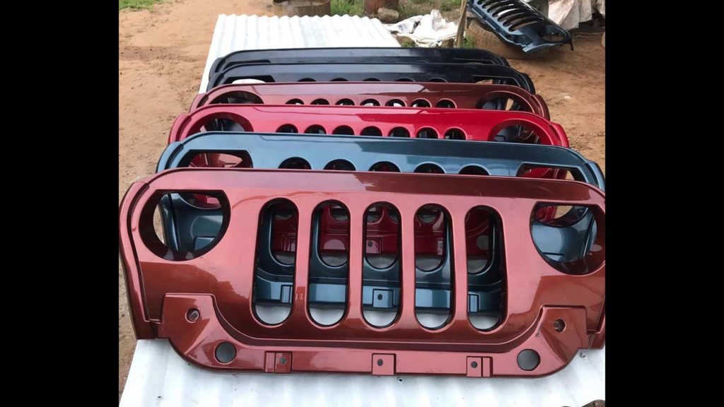 Aftermarket front grille for new Mahindra Thar surfaces online Autodevot