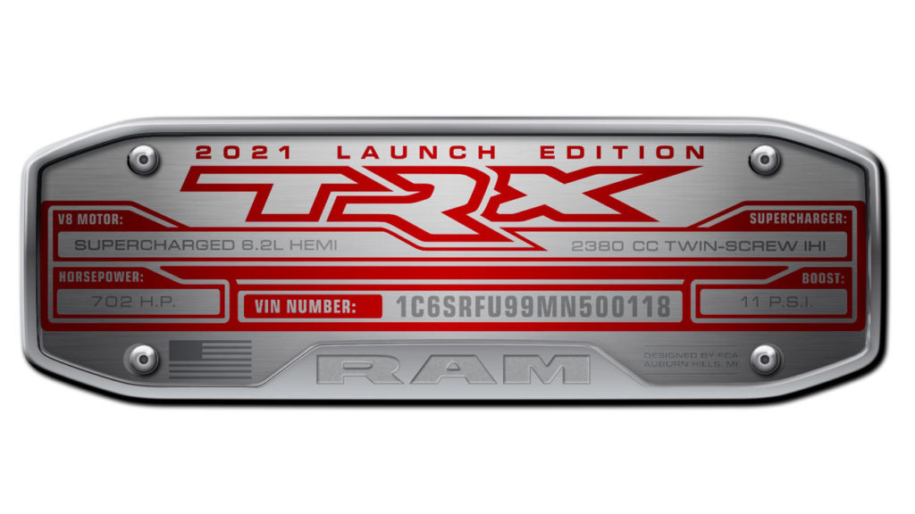 2021-Ram-1500-TRX-Launch-Edition_plaque