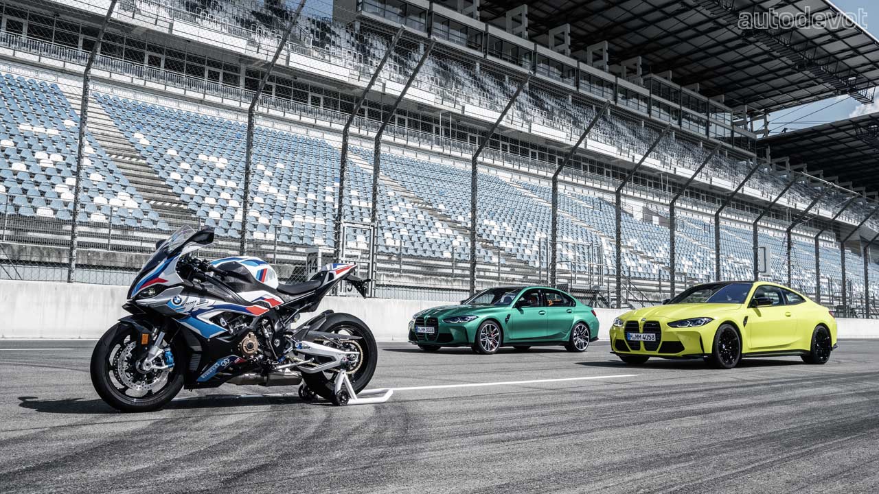 BMW-M-1000-RR_with 2021 M3 Competition Sedan and M4 Competition Coupe