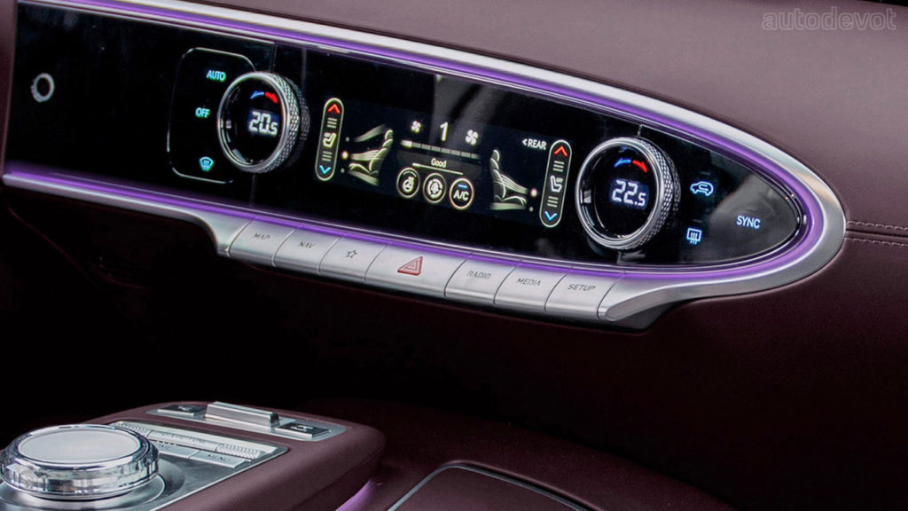 2021-Genesis-GV70_interior_AC_control_touch_panel