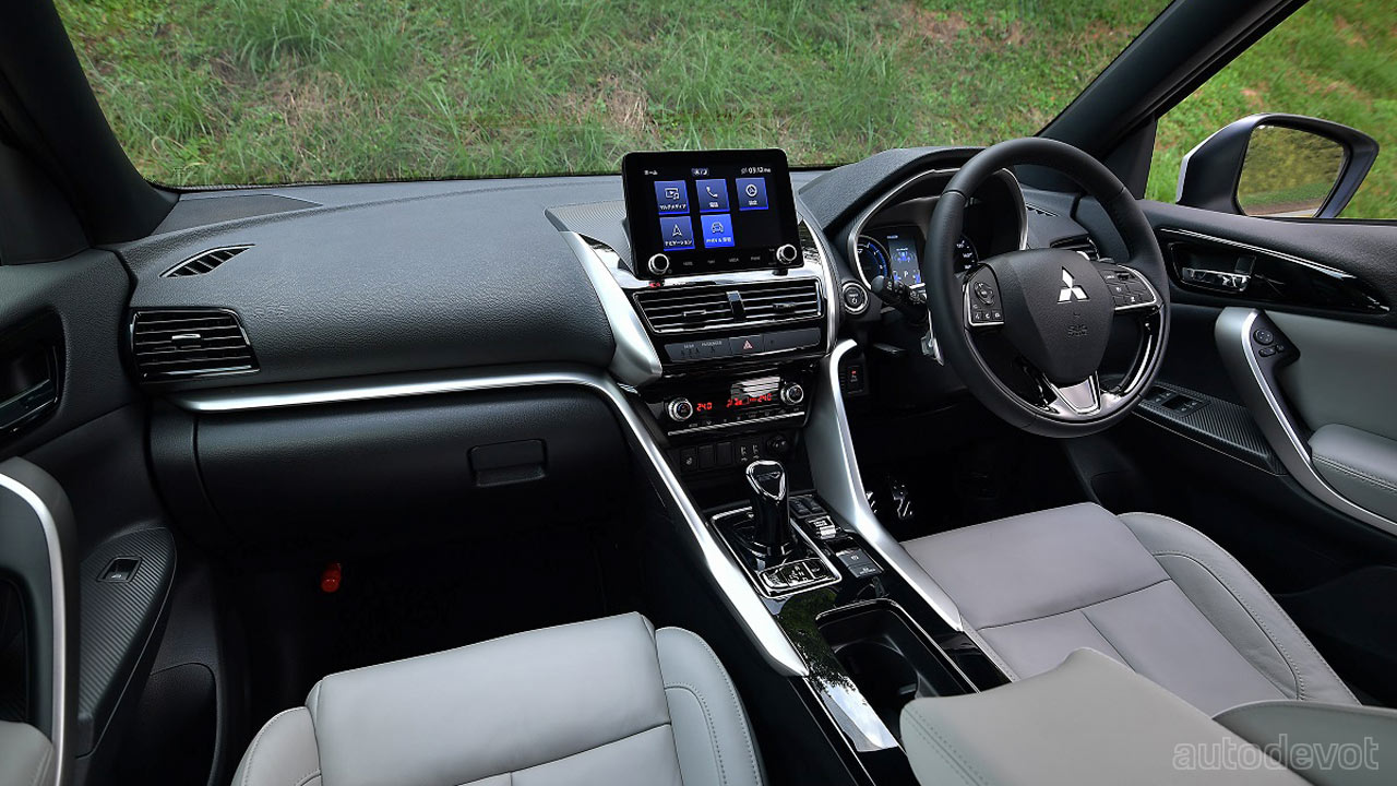 Refreshed Mitsubishi Eclipse Cross debuts with improved interior