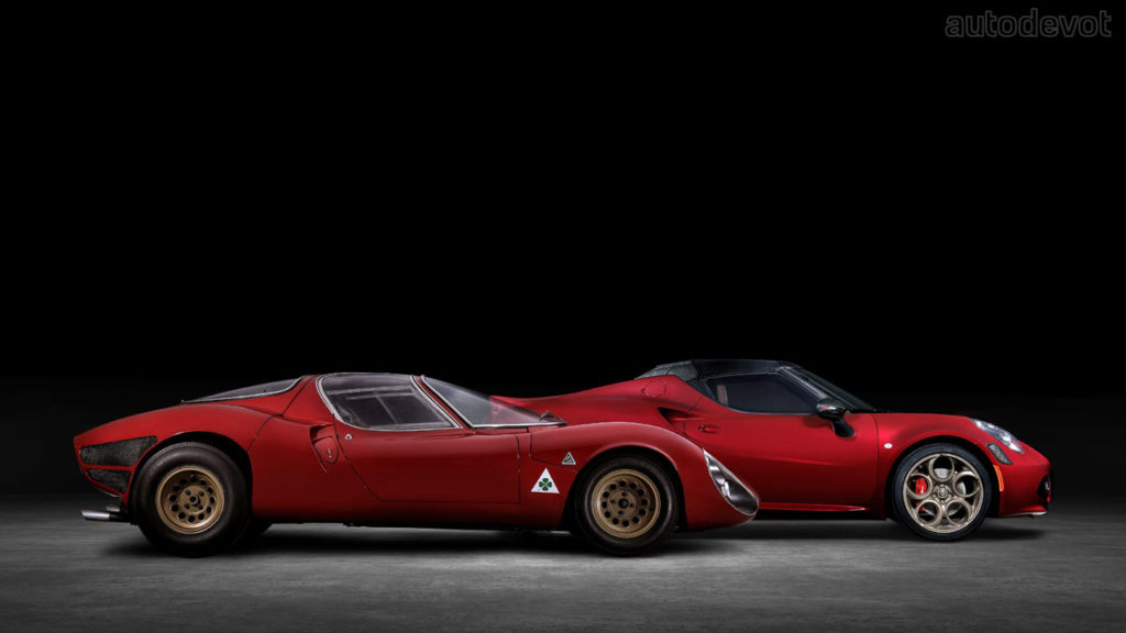 Alfa-Romeo-4C-Spider-33-Stradale-Tributo-with-1967-33-Stradale_2