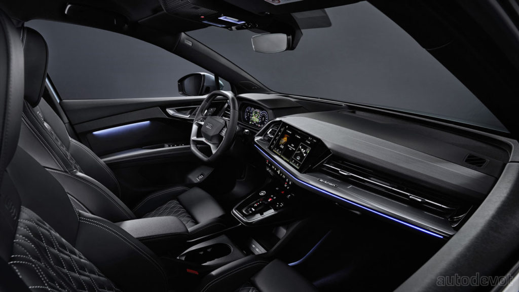 Audi Q4 e-tron reveals its tech-loaded cabin - Autodevot