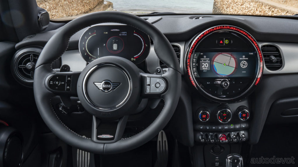 2021-MINI-John-Cooper-Works-3-door_interior_steering_wheel_instrument_display