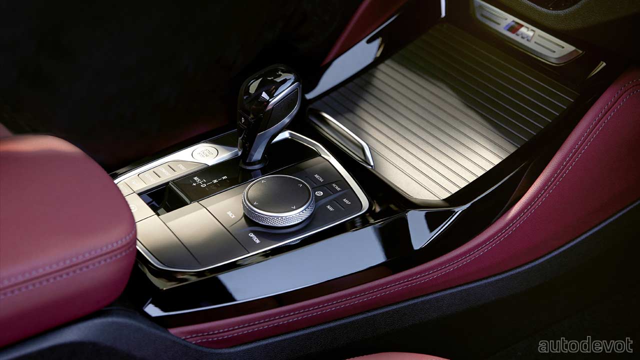 2022-BMW-X4-facelift-M40i_interior_centre_console