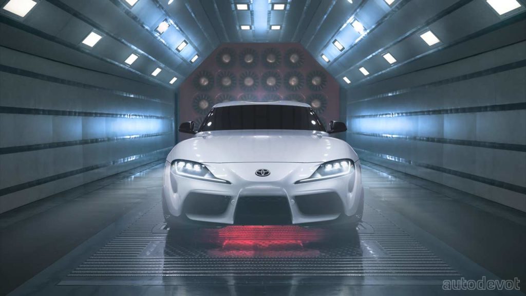 2022-Toyota-GR-Supra-A91-CF-Edition-in-windtunnel_front