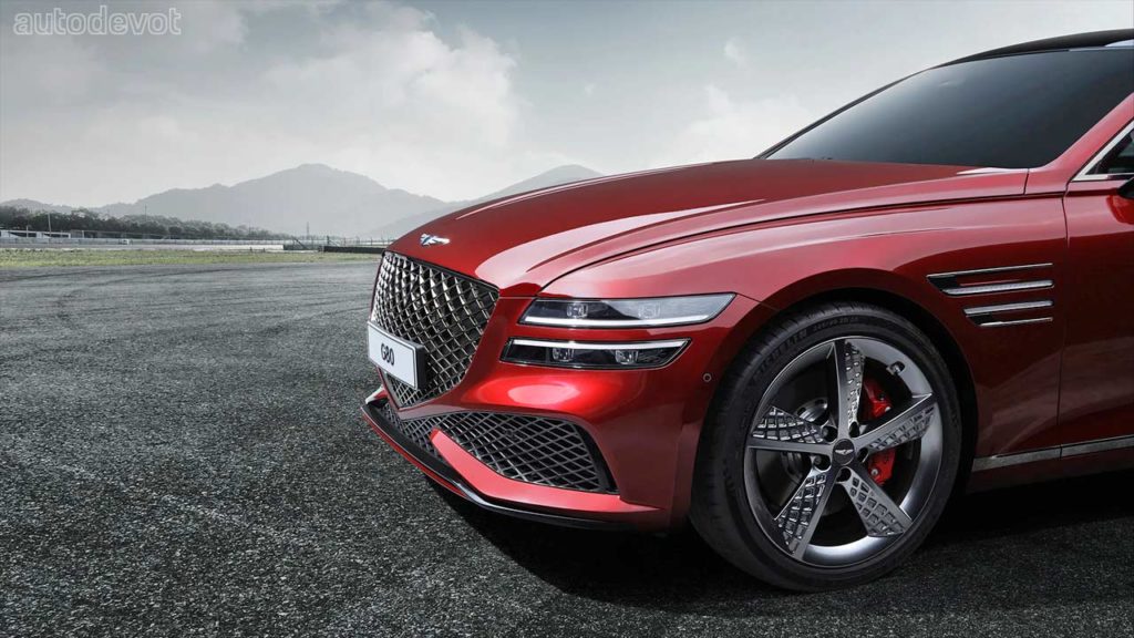 2022-Genesis-G80-Sport_headlights_wheels