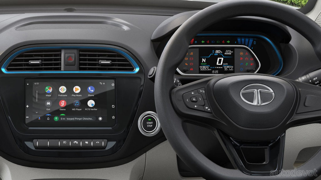 2021-Tata-Tigor-EV-facelift_interior_instrument_display
