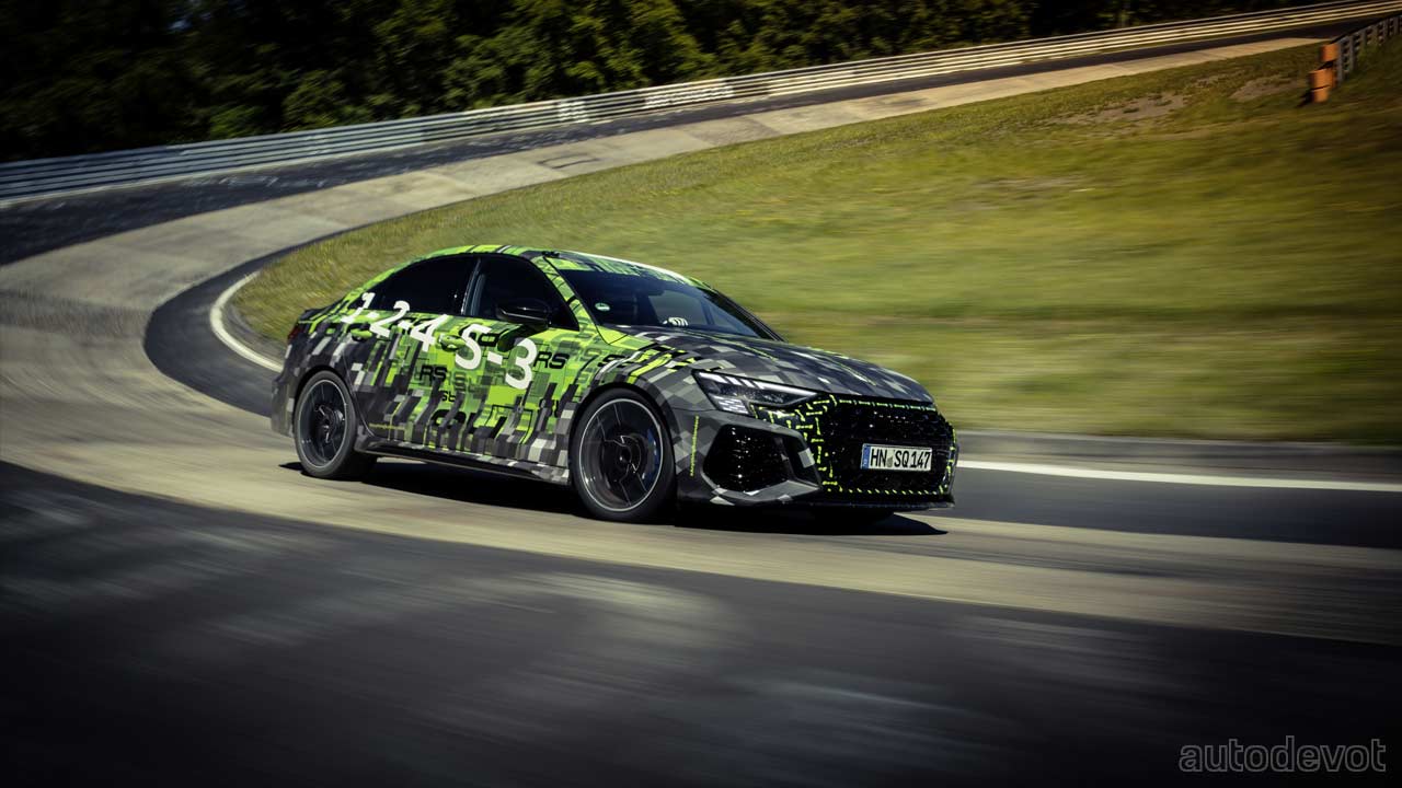 2022-Audi-RS-3-Sedan-Nürburgring-lap-record