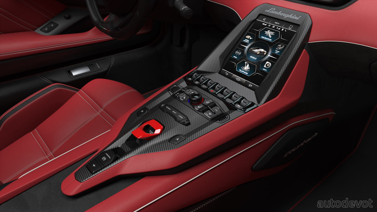 Lamborghini-Countach-LPI-800-4_interior_centre_console