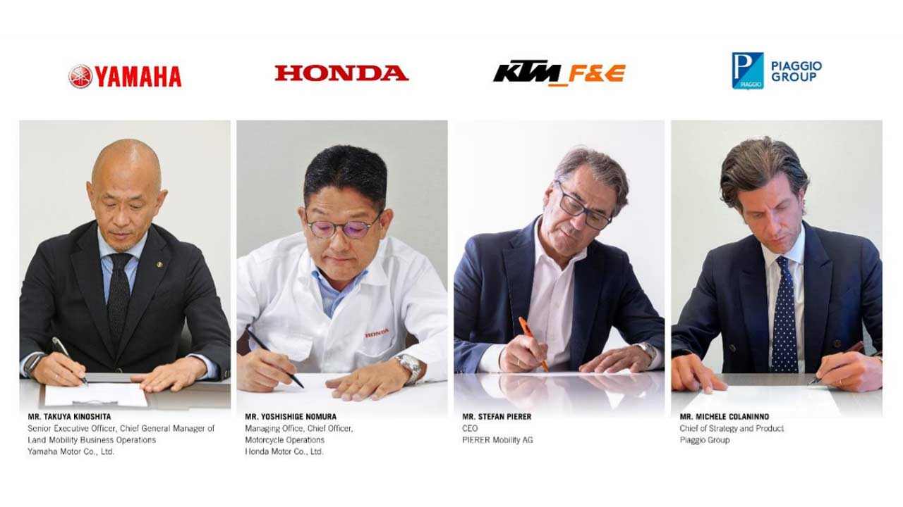 Yamaha-Honda-KTM-Piaggio-Swappable-Batteries-Motorcycle-Consortium