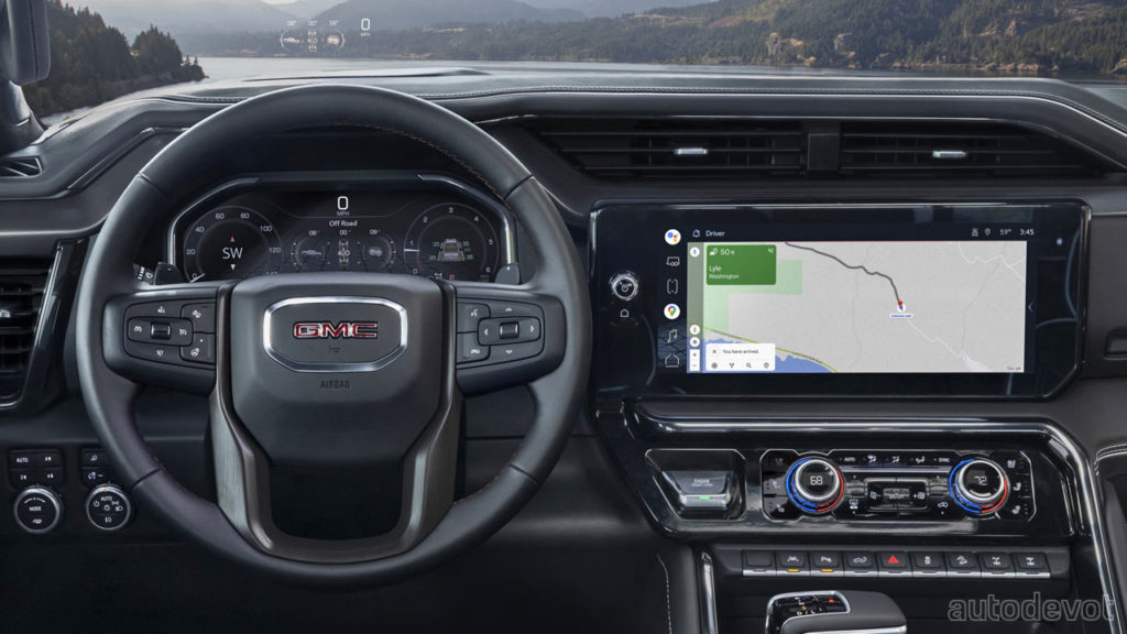 2022-GMC-Sierra-AT4X-interior-touchscreen-steering-wheel