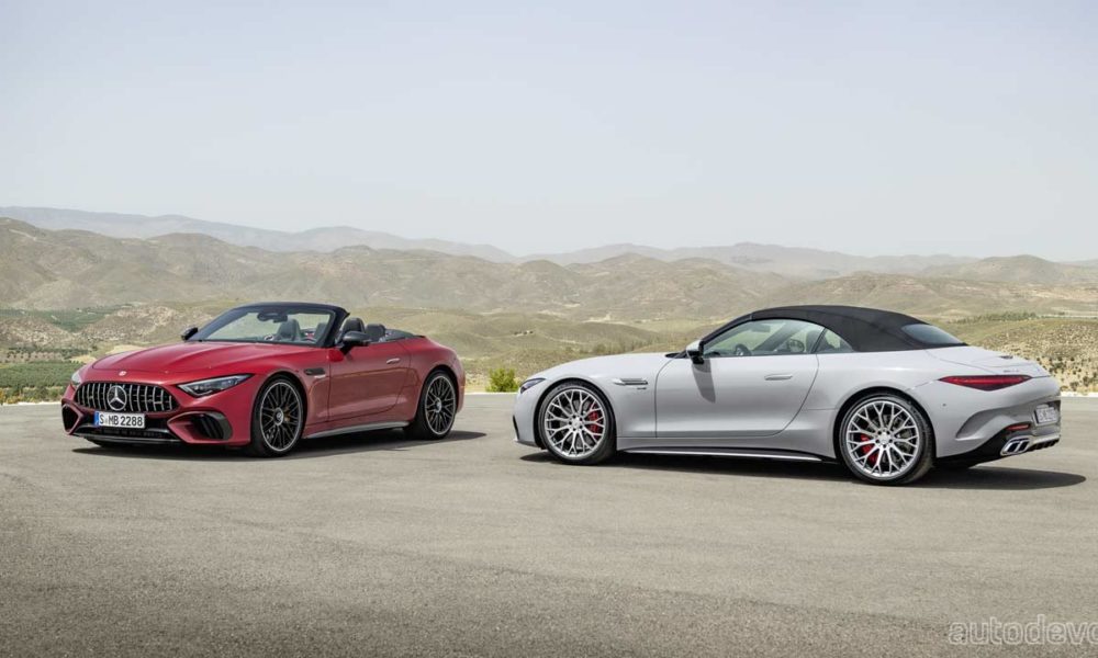 2022 Mercedes-AMG SL debuts with stunning looks and 585 hp - Autodevot