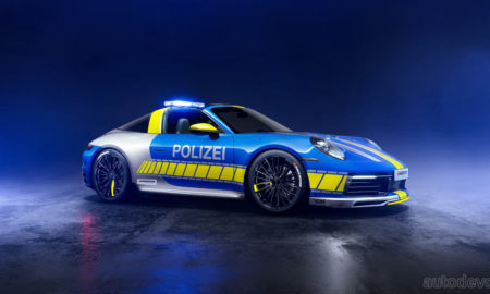 Porsche-911-Targa-4-Techart-Cabriolet-Police-car