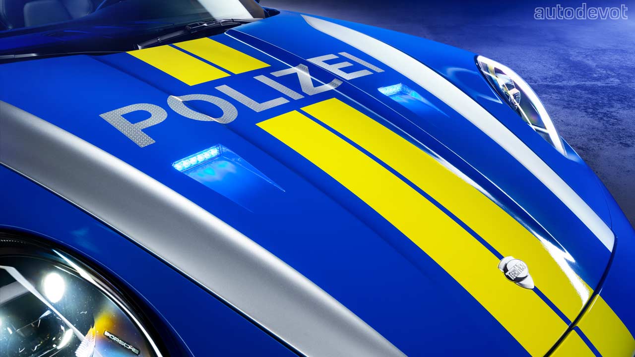 Porsche-911-Targa-4-Techart-Cabriolet-Police-car_bonnet_lights