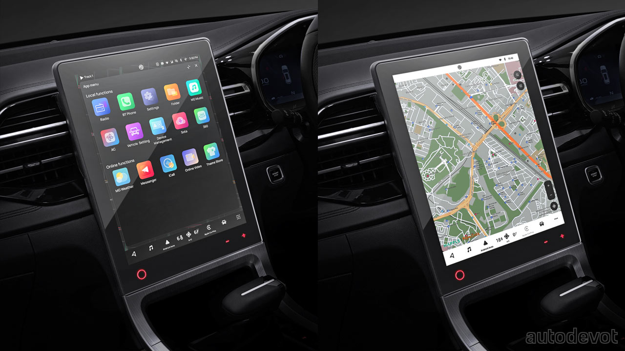 2022-2023-MG-Hector-facelift-interior-touchscreen