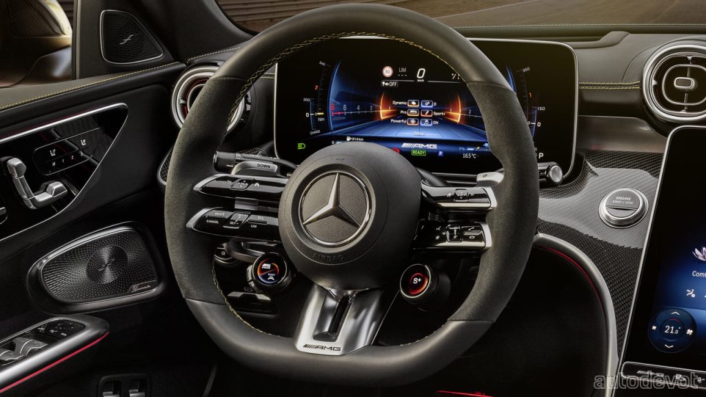 2023-Mercedes-AMG-C-63-S-E-Performance_interior_steering_wheel