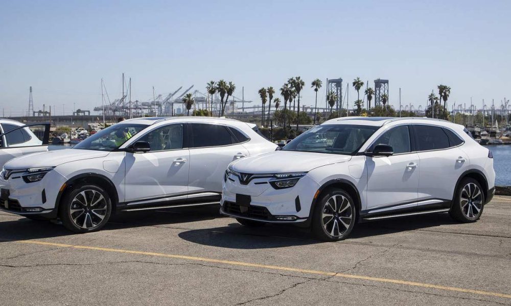 Vf 8 First batch of VinFast VF 8 electric SUVs shipped to global markets ...