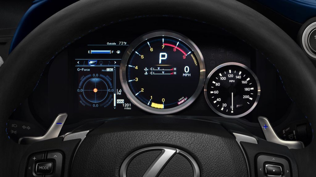 2023-Lexus-RC-F-Track-Edition_interior_instrument_cluster