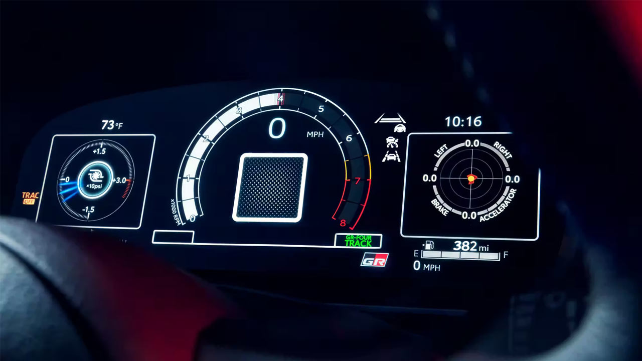 2024-Toyota-GR-Corolla-Circuit-Edition-interior-instrument-cluster