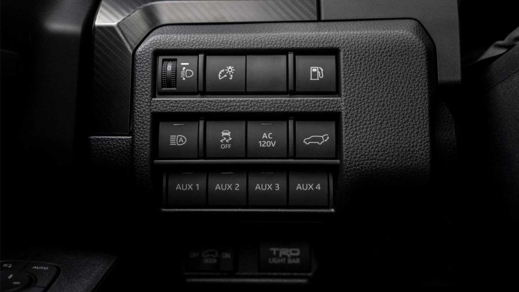 2025-Toyota-4Runner-TRD-Pro-interior-switches