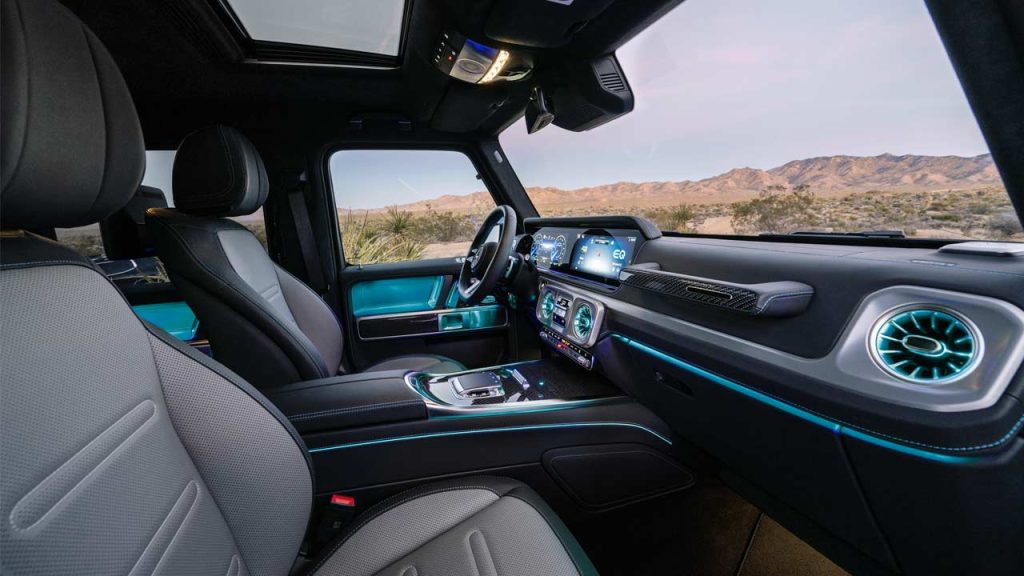 Electric-Mercedes-Benz-G-Class-interior-front-seats
