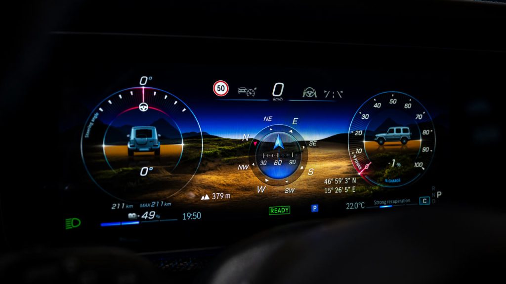 Electric-Mercedes-Benz-G-Class-interior-instrument-display